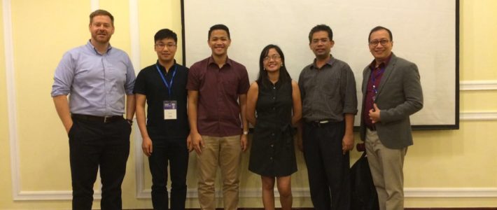 UM-GCMH research group members Norman Mendoza, Xiong Peng, Melissa Garabiles, and Prof Hall presented a symposium featuring research on Filipino Domestic Helpers during the 53rd PAP Annual Convention, Clark, Angeles, Pampanga, Philippines