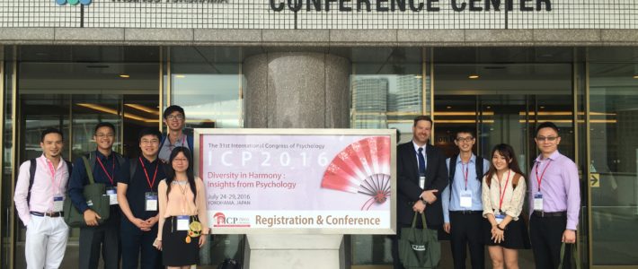 UM-GCMH team members present at the International Congress of Psychology in Yokohama Japan (ICP-2016)